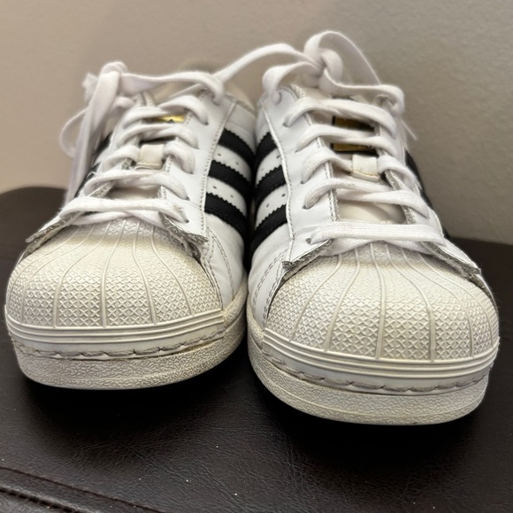 Men’s Adidas Superstar Shoes, Low Top Sneakers, Rubber Outsole Black White 4.5 - Picture 11 of 11
